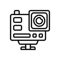 action camera line icon. vector icon for your website, mobile, presentation, and logo design.