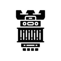 lens camera glyph icon. vector icon for your website, mobile, presentation, and logo design.