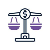 balance dual tone icon. vector icon for your website, mobile, presentation, and logo design.