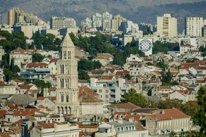 Buildings in the city photo