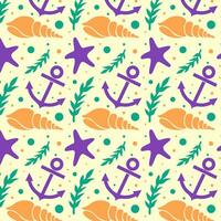 Sea Fish Pattern Background vector