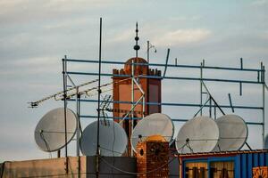 Antennas on the roof photo