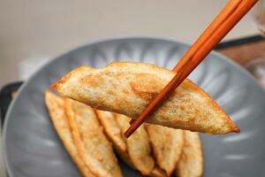 photo of fried dumplings delivered to Korea