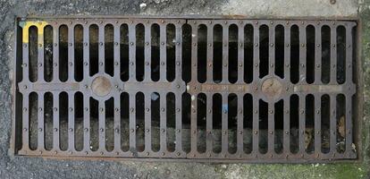 Korean Street Drain Iron Cover photo