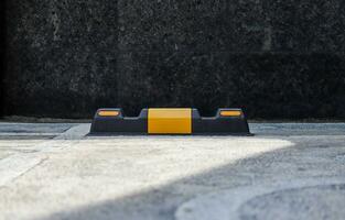 Parking Lot Accident Prevention Speed Bump Photo