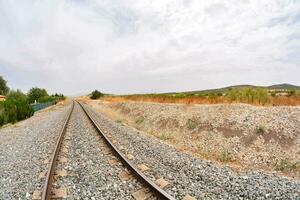 A train track photo