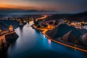 the city of udaipur is a beautiful city in the state of rajasthan. AI-Generated photo