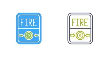 Fire Button Vector Icon