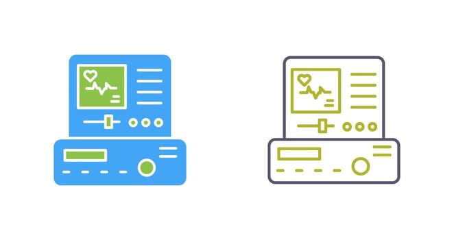Electrocardiogram Vector Icon