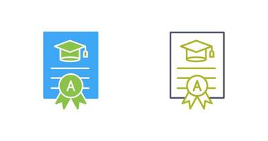 Report Card Vector Icon