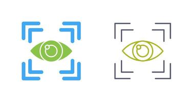 Eye Scan Vector Icon