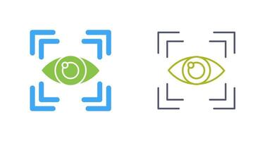 Eye Scan Vector Icon