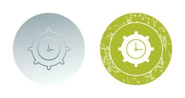 Time Settings Vector Icon