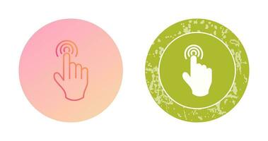 Danger of Hand Press Vector Icon