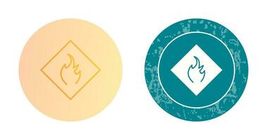 Danger of Flame Vector Icon