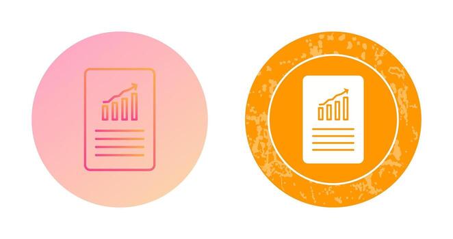 Unique Data Files Vector Icon