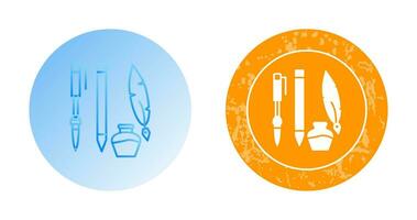 Unique Writing Equipment Vector Icon