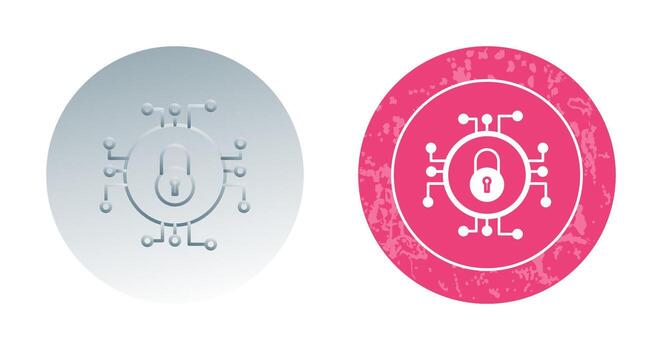 Unique Data Security Vector Icon