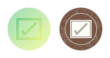 Checkbox Vector Icon