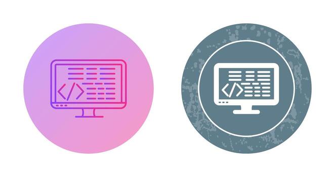 Coding Vector Icon