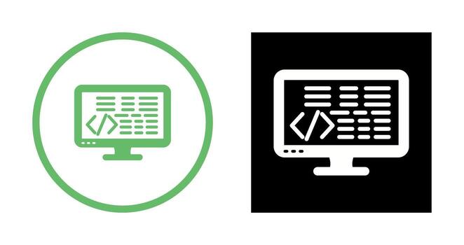 Coding Vector Icon