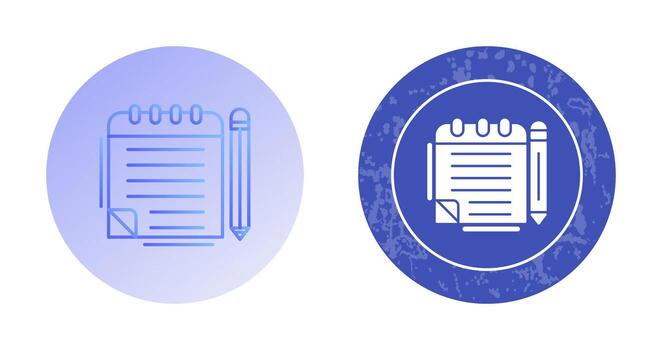 Notepad Vector Icon