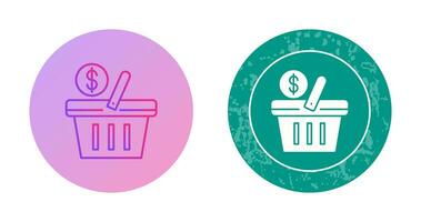 Shopping Basket Vector Icon