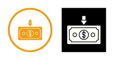 Money Down Vector Icon