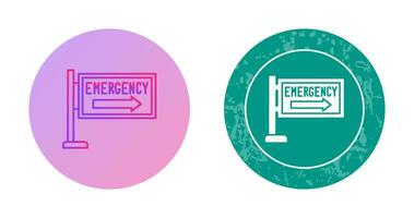 Emergency Sign Vector Icon