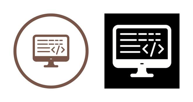 Coding Vector Icon