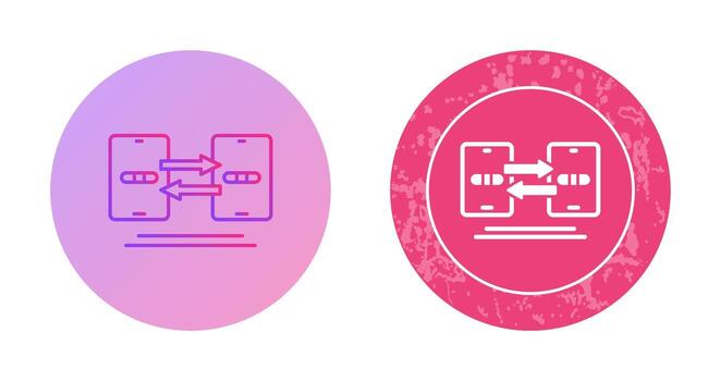 Data Synchronization Vector Icon