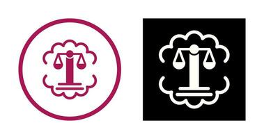 Justice Scale Vector Icon