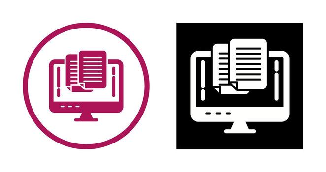 pegar icono vectorial vector