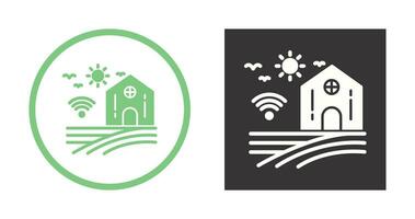 Smart Farm Vector Icon