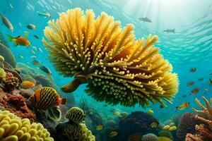 the great coral reef. AI-Generated photo