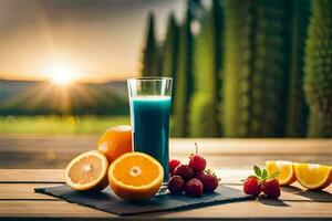 the best fruit smoothies for weight loss. AI-Generated photo