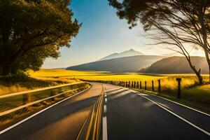 el la carretera a el Dom. generado por ai foto