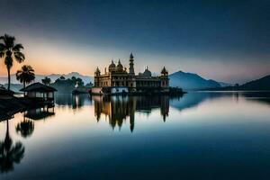 the golden temple, amritsar, india. AI-Generated photo