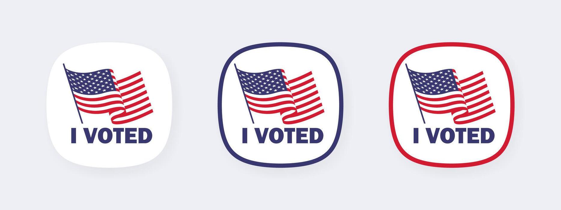 I Voted Sticker Vector Art, Icons, and Graphics for Free Download for I Voted Sticker Printable Free