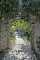 Picture from the historic ghost town of Dvigrad in Instria during the day photo