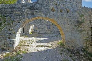 Picture from the historic ghost town of Dvigrad in Instria during the day photo