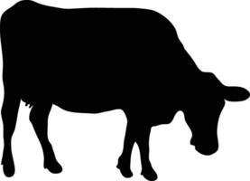 vaca silueta o vector archivo
