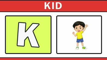 ABC animieren Alphabet Lernen zum Kinder A B C D zum Kindergarten Klasse ABC Alphabet Lernen zum Kinder Reime Video