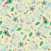 Abstract flower pattern background. Vector illustration.