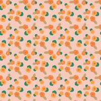 Abstract flower pattern background. Vector illustration.