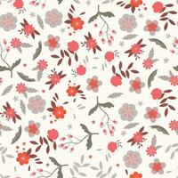 Abstract flower pattern background. Vector illustration.