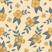 Abstract flower pattern background. Vector illustration.