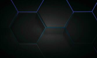 Geometric hexagon pattern on background. vector