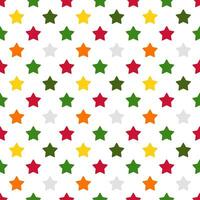 Multicolor Star seamlesss pattern,Christmas design vector illustration.