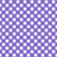 Plaid seamless pattern ,perple tablecloth gingham,geometric square vector illustration.